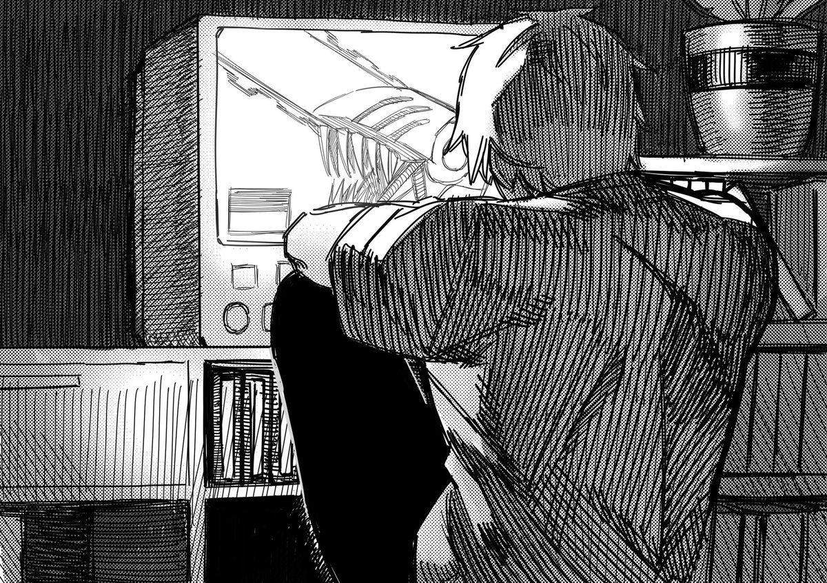 These two are probably my fave chainsaw man drawings I've made