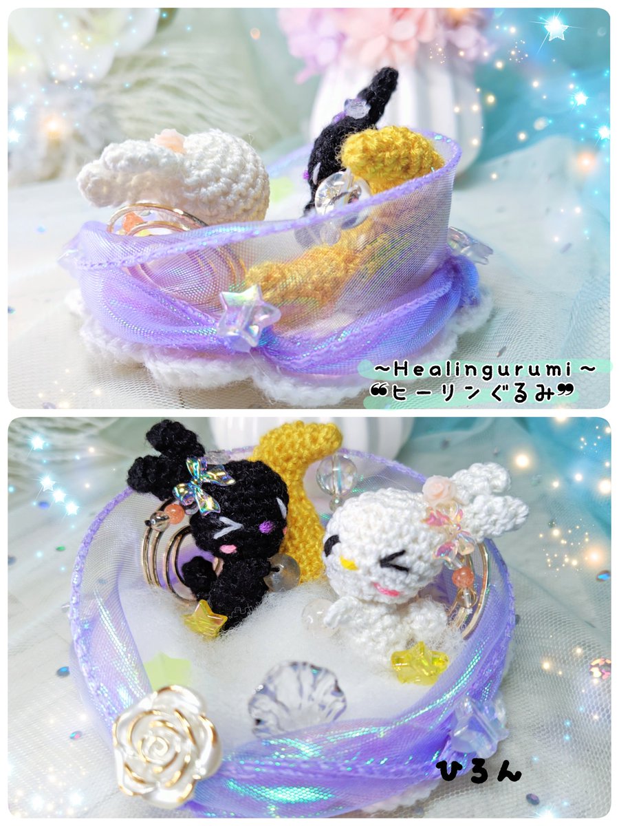 hiron_handmade's tweet image. ❰私のイメージで作品を作って欲しい✨❱という嬉しいオーダー頂き作らせて頂きました✨🌟

何度かお話聞かせて頂きこの子が誕生したんだよ(´︶`)🌟✨

手のひらサイズの世界です🩷
導きのお手伝いが出来ますように✨🌟