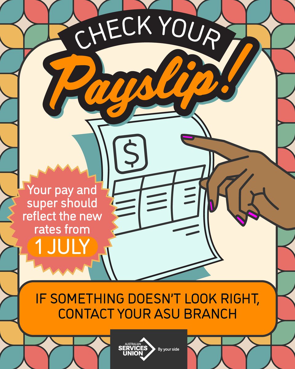1 in 10 workers might miss out on their 3.5% pay rise. 
Check your payslip and make sure you’ve received what you’re owed. 
 
Check your pay here: bit.ly/payrise25