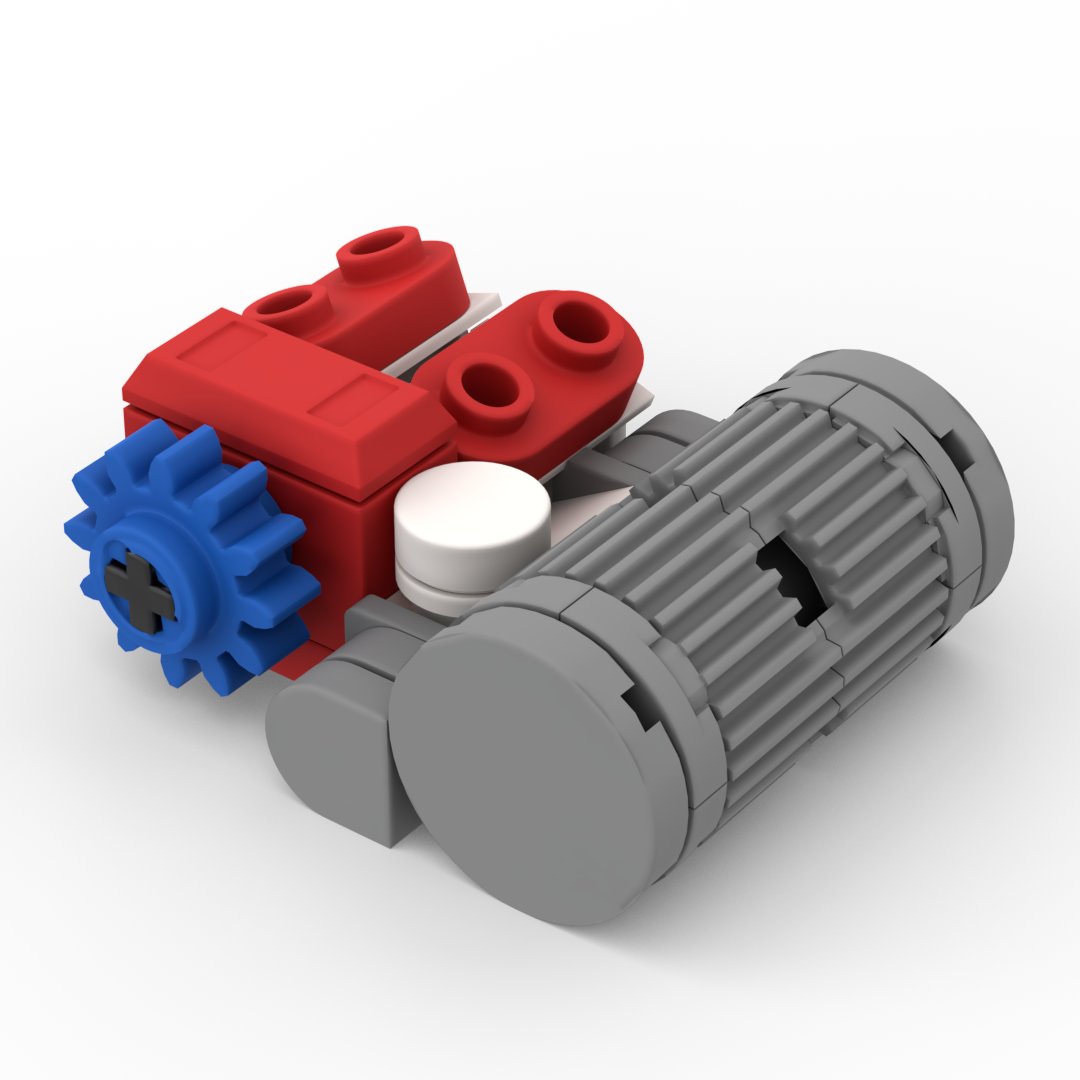 legostalgia's tweet image. V55エンジンと後部トランスミッション