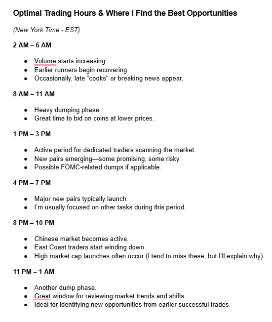 Optimal trading hours you can use to your advantage