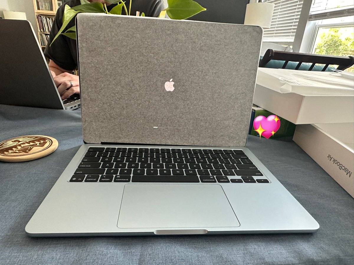 LeahTCodes's tweet image. The key to having a clean laptop screen is to replace the whole thing 💻