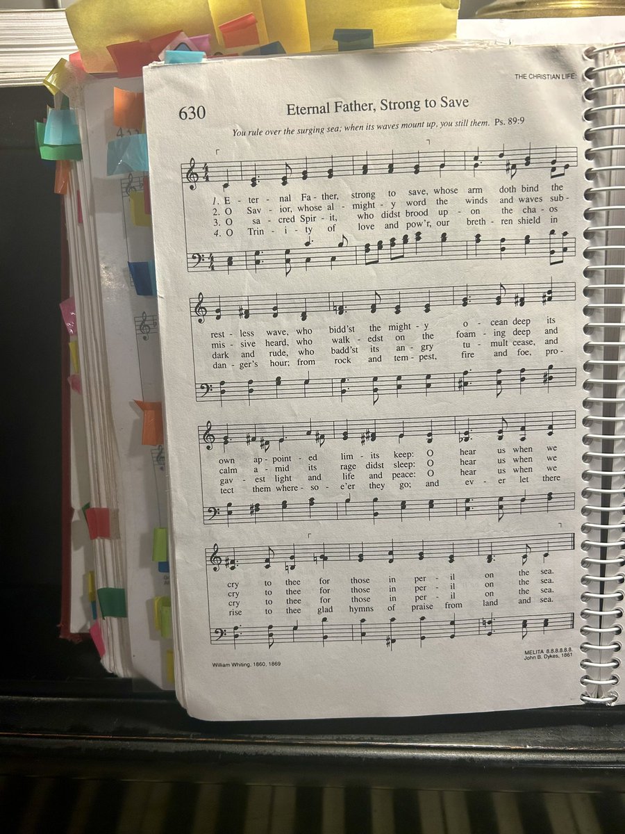 HSRdirector's tweet image. my favorite hymn.
the hymn was adopted for devotional use and benedictions in the armed services around 1879.