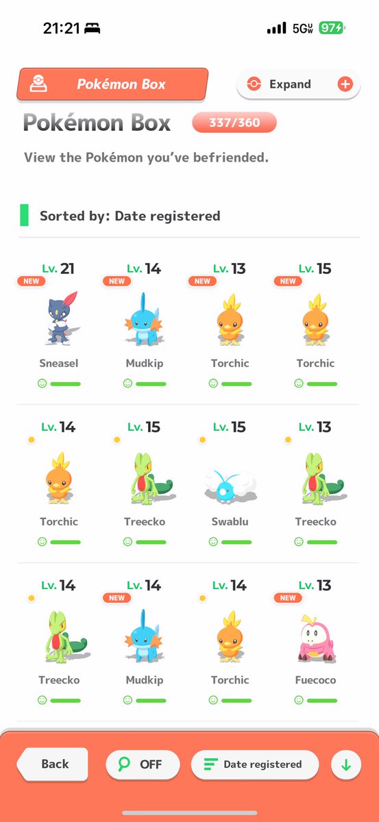cupid6589's tweet photo. #PokemonSleep2nd decent week https://t.co/4qSgtO9uLg