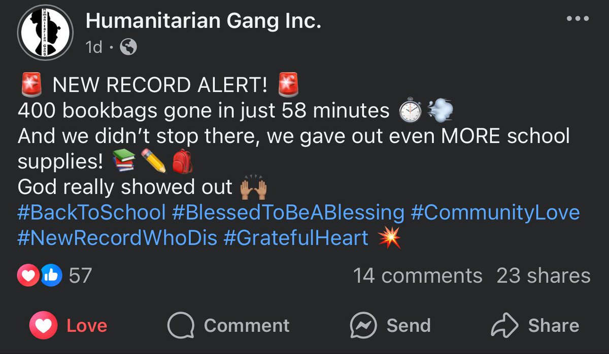 WarTownBattles's tweet image. Yesterday we helped distribute over 400 book bags &amp;amp; school supplies in less than one hour!!!!!

Next year we’re going for double!!!
#humanitariangang