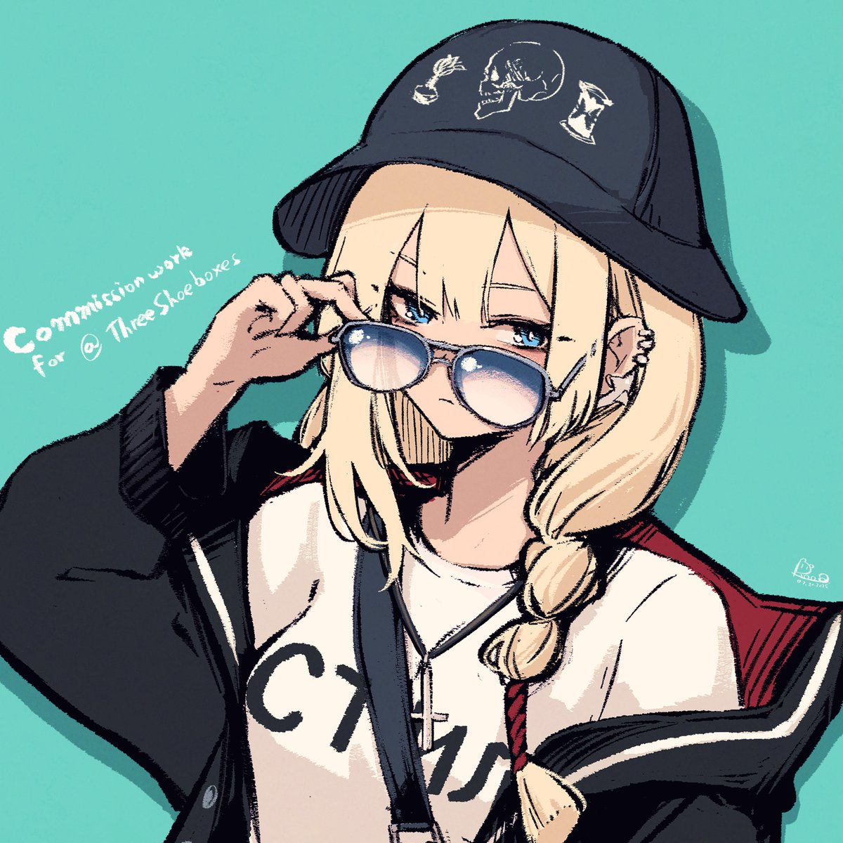 rnna_7's tweet image. Thank you so much for commissioning and supporting me! O v &lt; ---- 💙💙💙
#Commission