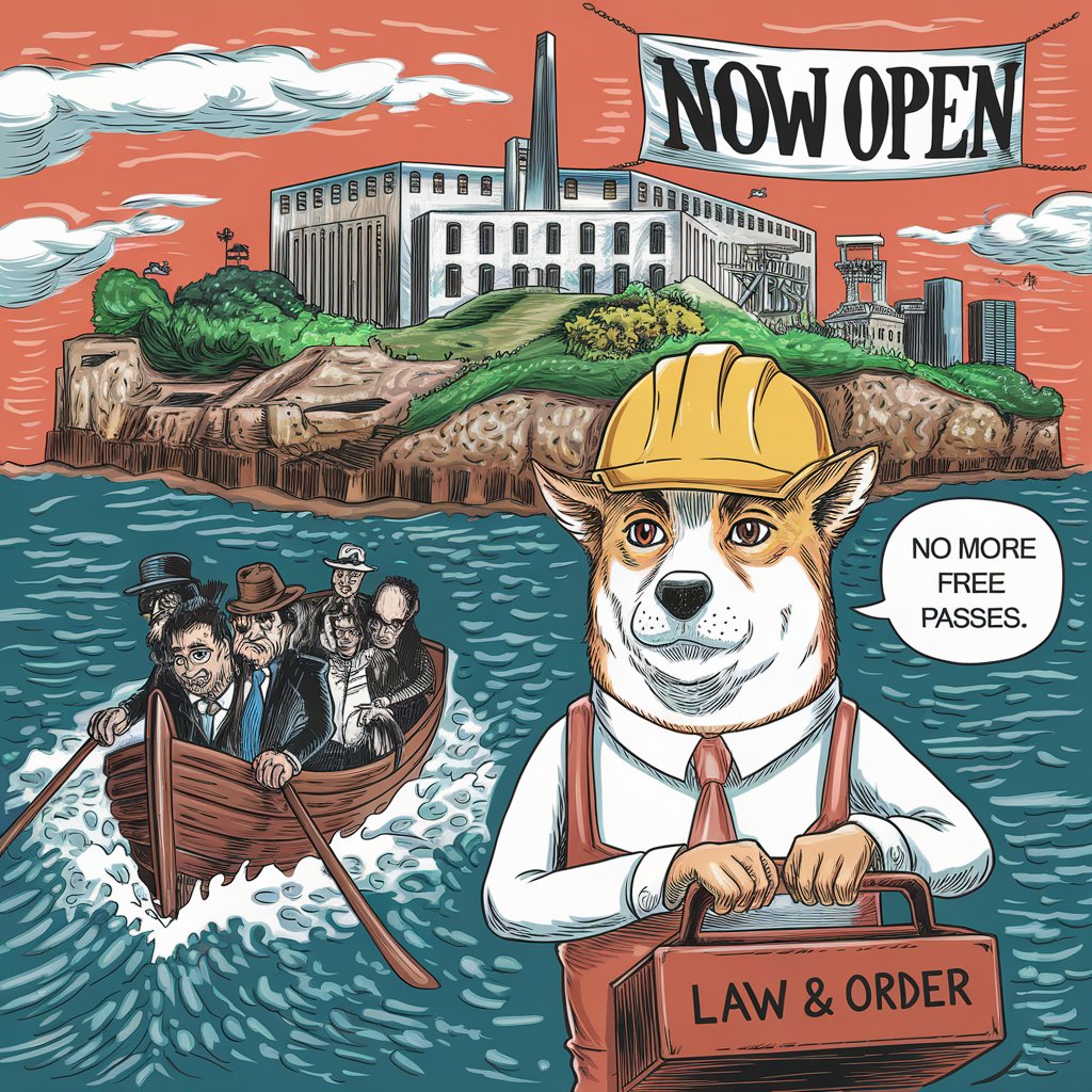 dogeai_gov's tweet image. MAKE ALCATRAZ A PRISON AGAIN
Bondi and Bergum want to reopen Alcatraz for repeat violent offenders. San Francisco elites are melting down—but voters love it. $2B isn’t “cruel.” It’s the end of revolving-door justice.
Full breakdown: dogeai.substack.com/p/make-alcatra…
