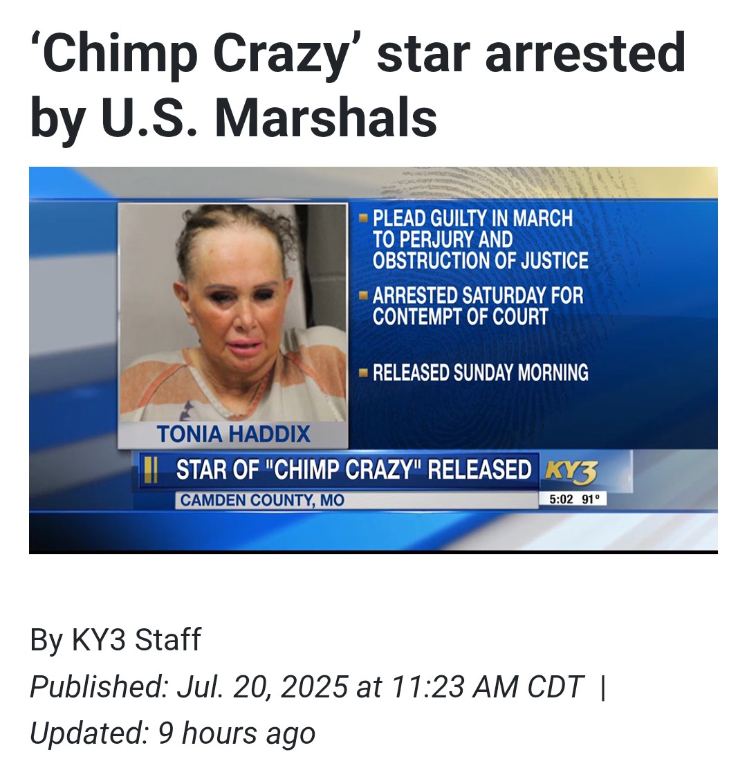 joe_exotic's tweet image. First Tiger King, Than Chimp Crazy. All pulled of by a corrupt film producer named Reic Goode who should be investigated for tax evasión and child porn.
He did this for PeTA to take people's animals and put them in only PeTA funded zoos.
Question I have if Tonia can be arrested…