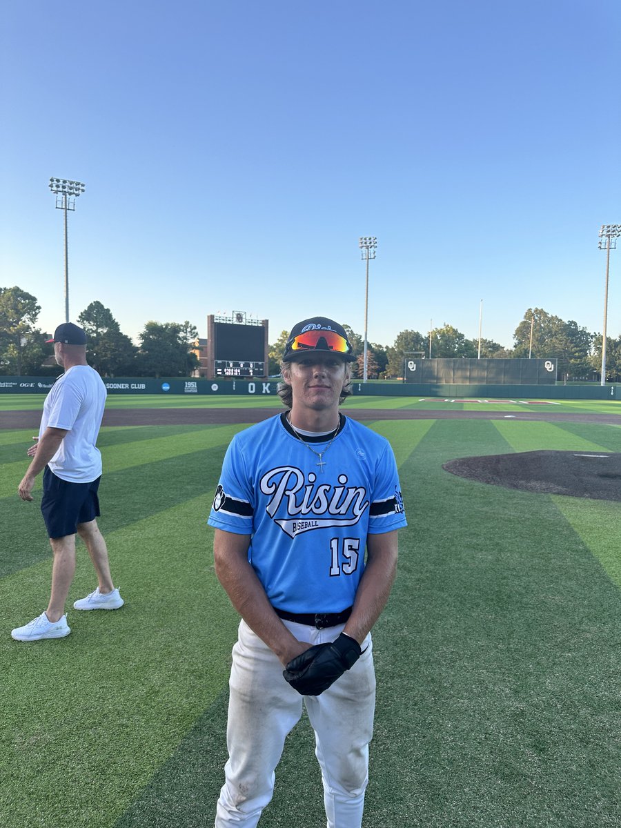 FiveToolOK's tweet image. #OKCSatelliteSeries F: @RisinBaseball Ward 14, MVP Send 4
PoG: Ryker Johnson 3-4, 3 RBI, 2R
Notable: @chase_harris08 3-4, 2 2B, RBI, 2R