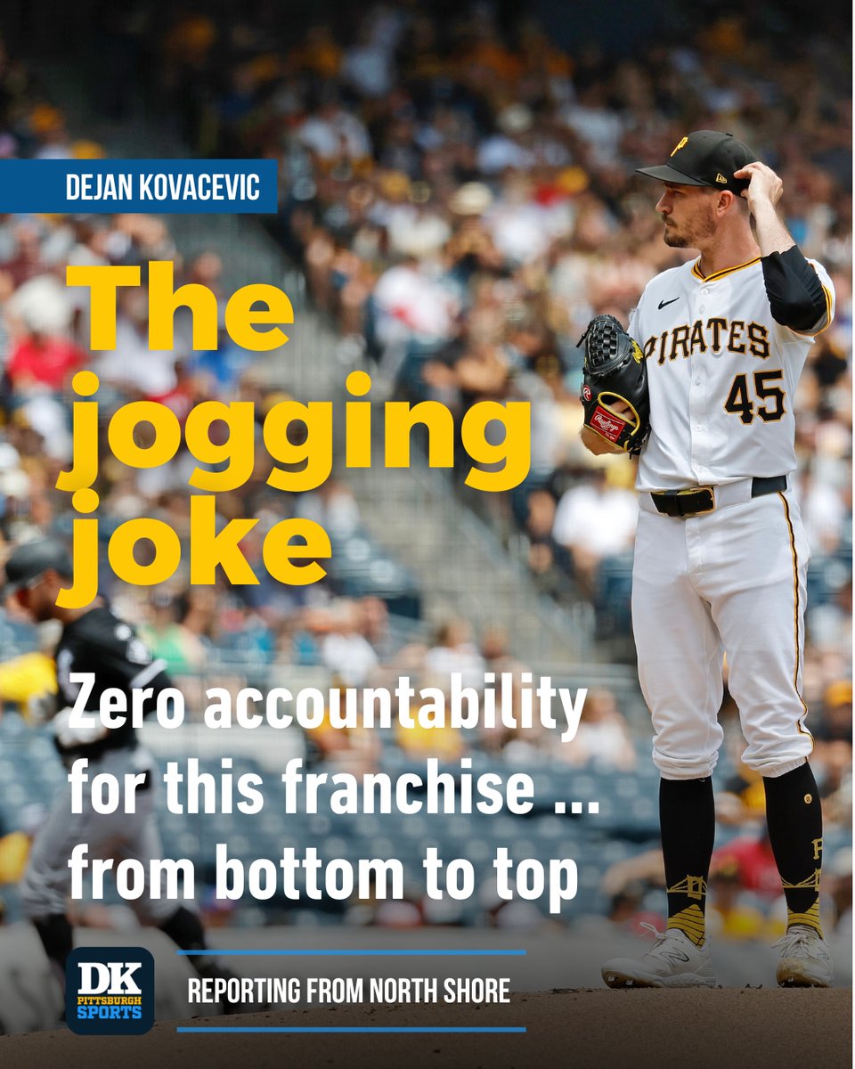 DKPghSports's tweet photo. The @Dejan_Kovacevic GRIND from PNC Park on how pathetic it is that Bob Nutting still hasn't fired Ben Cherington

► READ FOR FREE: https://t.co/yi2jJjJYo8

#DKPS #MLB #CWSvsPIT #Pirates #LetsGoBucs #WhiteSox