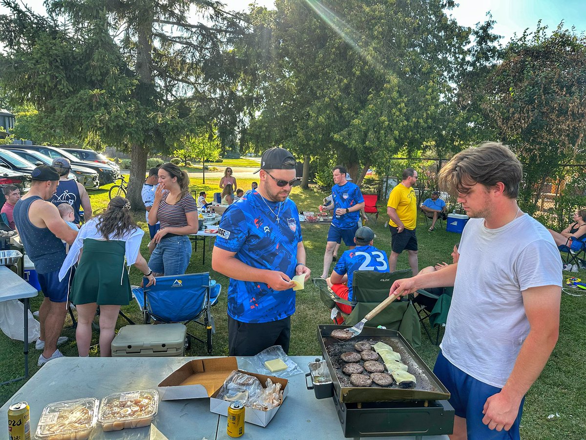 Willies may have won the battle on the field today, but the Revolution will forever win the war! Annual pre-postseason cookout was a great success! On to the playoffs for the Revs