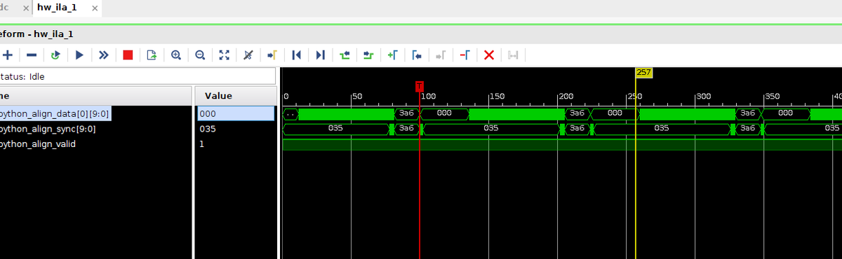 Ryuz88's tweet image. PYTHON300センサー、ZROTモードにして xsm_delay を小さくしていくと、フレームレートが上がっていくけど左側から黒くなっていくという面白い動きをする。
そして真っ黒(0x00)かと思ったら強い明りのあるラインはなんか写っている!