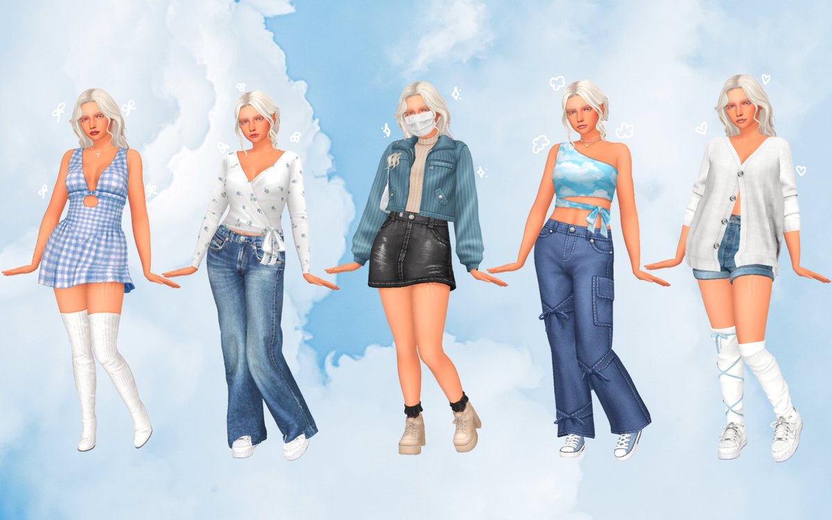 simsofthegarden's tweet image. Sylvie Kinslight - Lookbook 🩵☁️ 💍
~
~
Shes in her engaged era 🥰