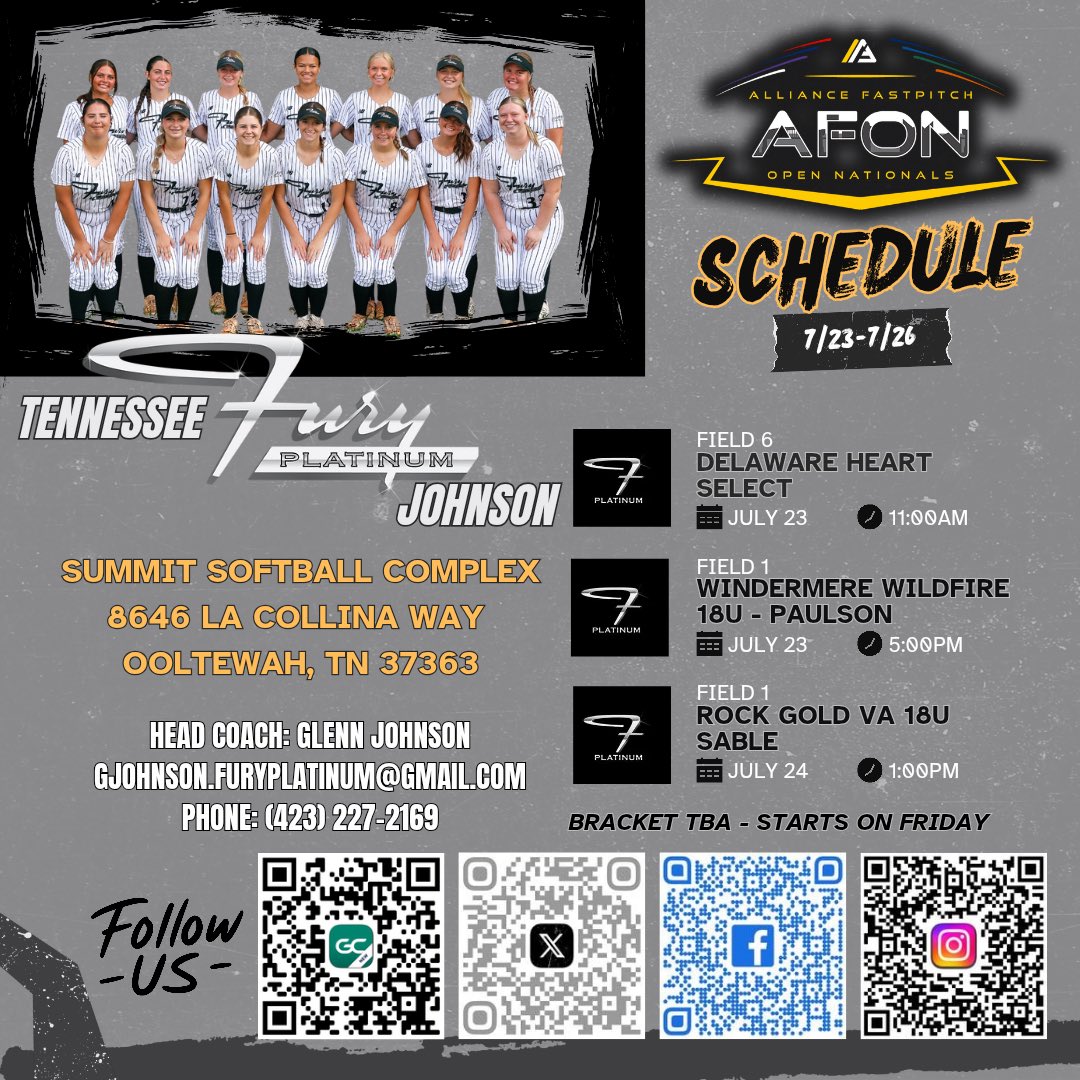 AFON on deck! Come check these talented young ladies out this week!