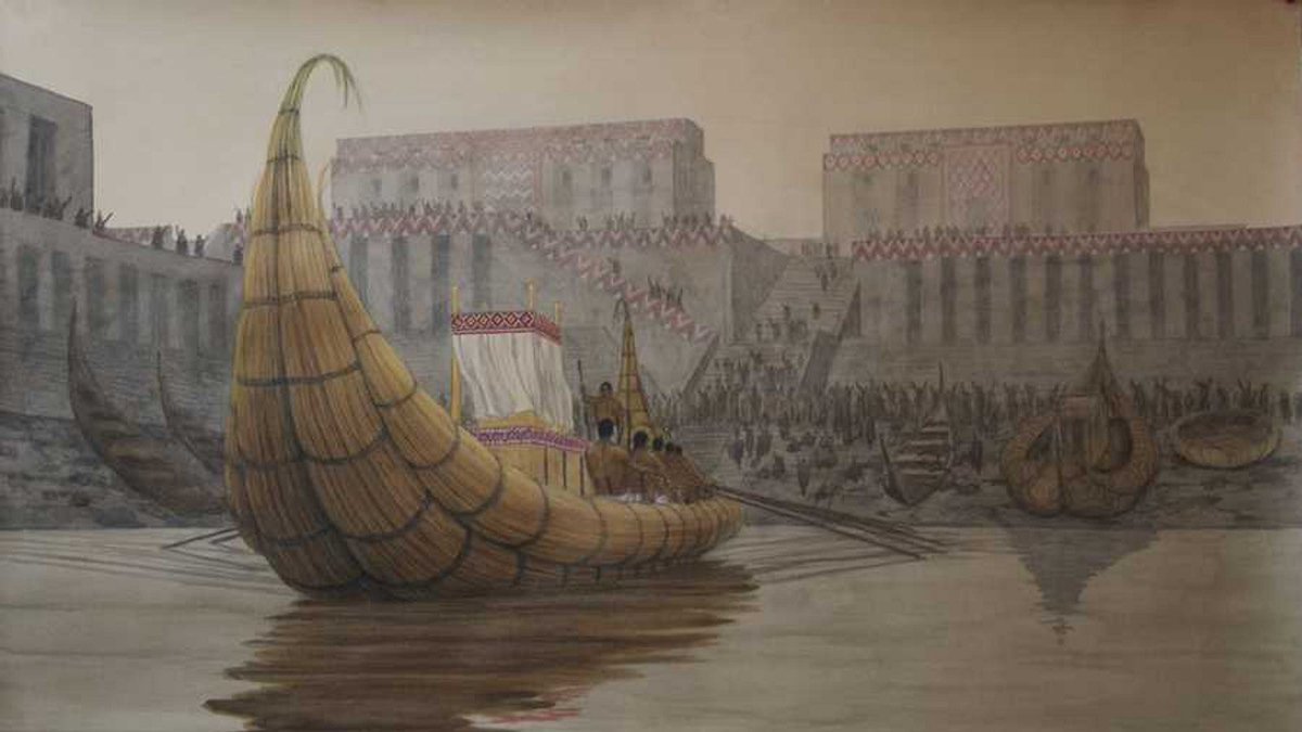 CyberPunkCortes's tweet image. The oldest city in the world was Eridu of Sumer, built 5,400 BC. It was the cultic home of Enki, the Sumerian god of wisdom. According to tablets from 2,300 BC, it was Enki who told the good man Utnapishtim to build a great boat with the seeds of life to survive a Great Flood.