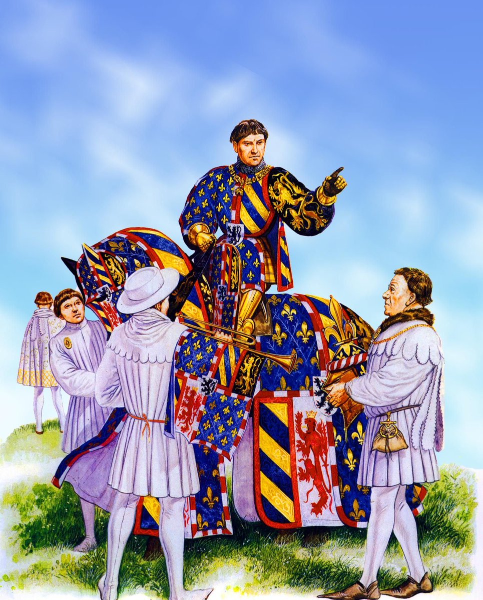LandsknechtPike's tweet image. Which European medieval ruler had the most illegitimate children?
It probably has to be King of England Henry I, who is recorded to have fathered at least 21 illegitimate children, but Duke of Burgundy Philip the Good comes close with at least 18.