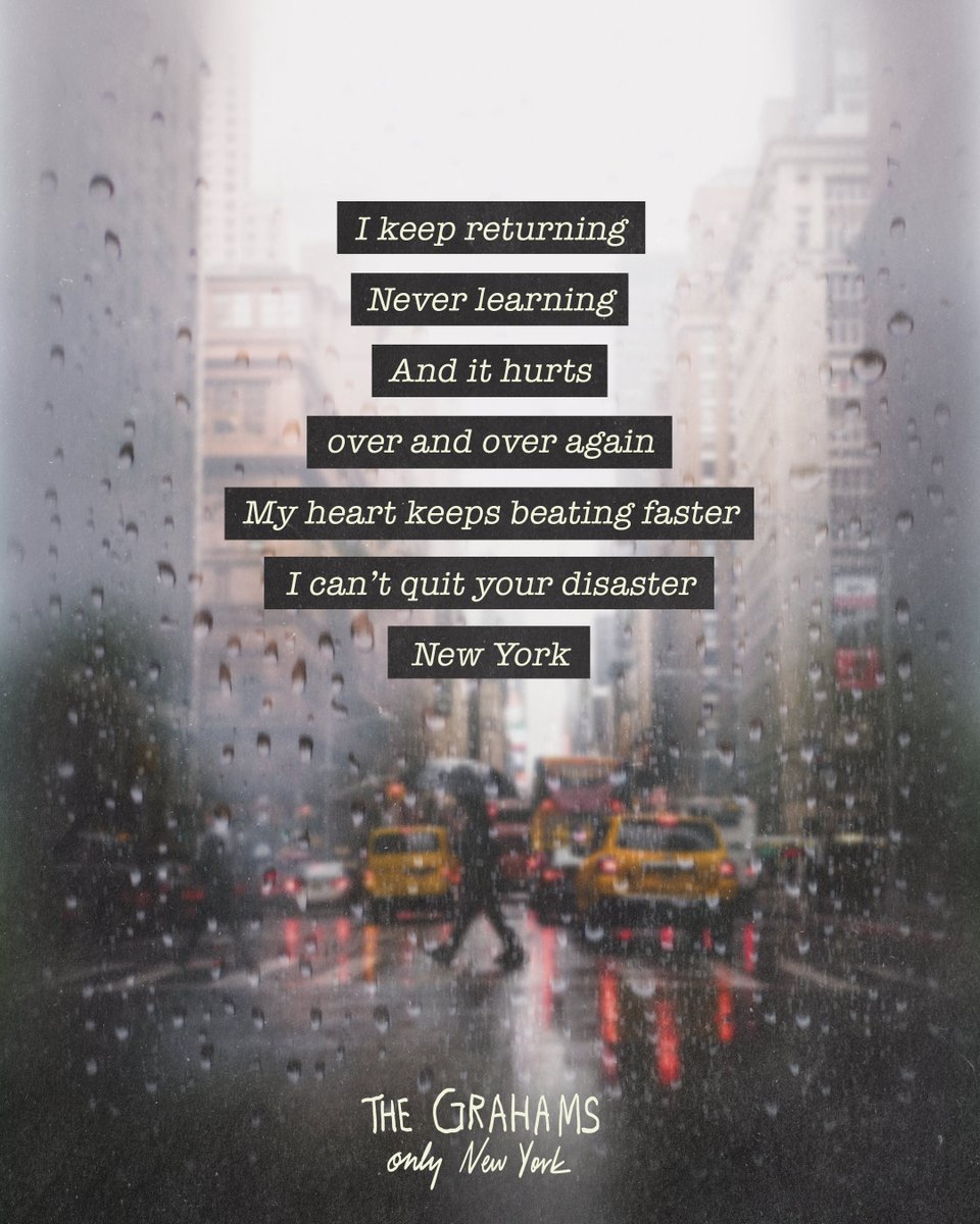 Every note, every silence and every lyric— she’s in there.
 #OnlyNewYork  #TheGrahams #NYCStories #nyc