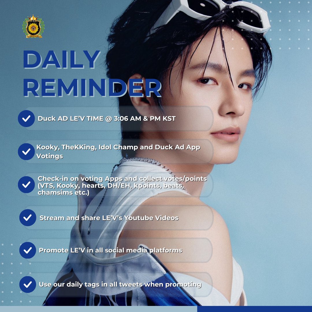 sunflowerville_'s tweet photo. 📢
[DAILY REMINDER]

Another day, another reminder to every #LEVELs!  Stream, collect pts/vts/kooky, and vote LE’V 💛🤍

#ShinsekaiTanjyouFor1MViews
#LEV #레비 #レビ #WANGZIHAO #王子浩  #왕즈하오 #ワンズハオ #AllForLEV
@LEV_Official_ @LEV_OFFICIAL_JP https://t.co/dUmtV7QU4p