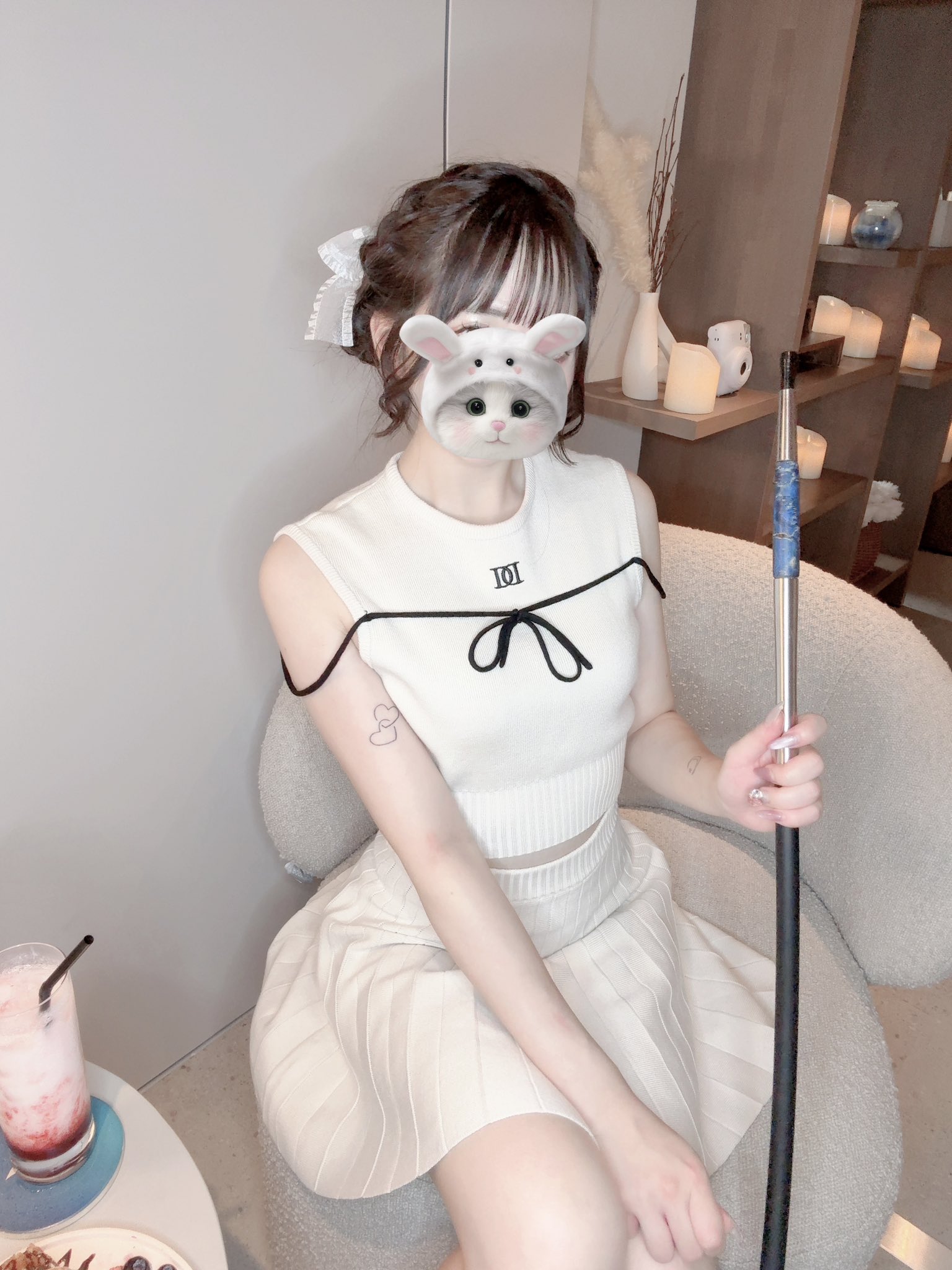 まみえもん。まるまるしたヴィンテージ　チーキーちゃん　白タイプ！ 2022/02/10 同じような写真だけど、選びきれないから載せちゃ