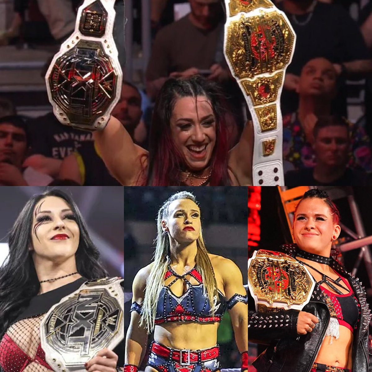 Jacy Jayne first ever NXT women’s champion and TNA Knockout Champion. Double champ!!! 

You can say this title reign is going great so far. Look at the top stars she defeated 😂 #TNASlammaversary