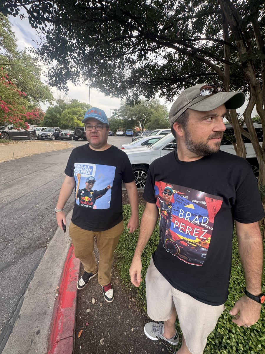 had my yearly sponsor-show-up-to-my-job-and-embarrass-me day

she shirts were indeed insane