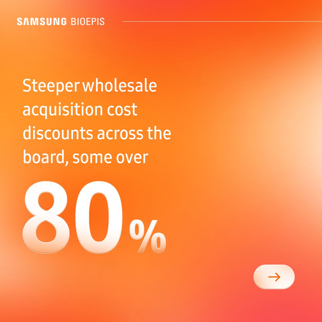 SamsungBioepis's tweet photo. Dive into our Q3 2025 Biosimilar Market Report for insights on the latest US approvals, pricing shifts, and policy moves that are reshaping access and competition.
π Read the full report here: https://t.co/EVvapTQmzq
#Biosimilars #PassionforHealth #InnovatingAccess https://t.co/wgYTqBR3UB