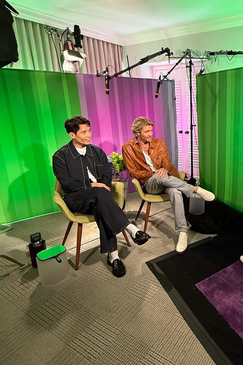 mannyfiles's tweet image. Manny Jacinto and Chad Michael Murray for the “FREAKIER FRIDAY” press tour.