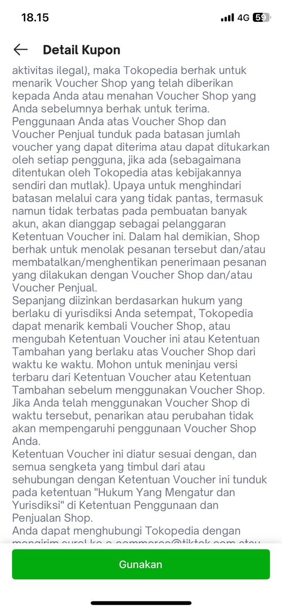 MuhyirunKin's tweet photo. @didepancangkir Orang ngasih kupon diskon aje begini ga jelas
Kupon ada buat pakai apa ga tau
Pas dicheckout ga ada 🤣 https://t.co/hRBmhxJhaG