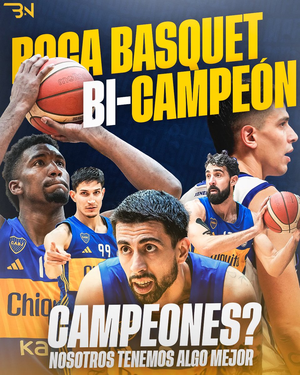 🏀 ¡DESDE LA BOCA SALIÓ EL NUEVO (BI) CAMPEÓN!

¡VAMOS, CARAJO!