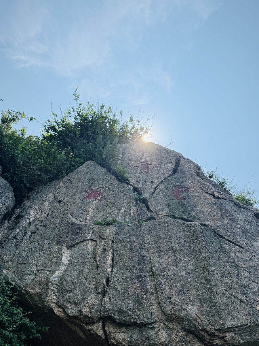 Huang2029's tweet photo. 「交泰」

“乾下坤上，地天泰。《彖》曰：泰，小往大来，吉亨，则是天地交而万物通也，上下交而其志同也。内阳而外阴；内健而外顺；内君子而外小人，君子道长，小人道消也。”——《易传》

泰者，乾下坤上，象天地交融，阴阳相济，小往大来，万物通泰。以人道喻之，上下交而志同——无交则无谛听，无谛听则无观心，无观心则无对治，无对治则无通泰。如孔子周行天下，志在教化：一则气和，泰而不骄；二则才美，具修六艺。交之以道，天下归仁。子曰：“如有周公之才之美，使骄且吝，其余不足观也。”故“泰”非独善其身，必以交世而成。

而吾人涉世，欲觅通泰，如何交之以道？《彖辞》以三交释之：交于时变，交于世俗，交于他人。合道则泰，违道则否。

内修慈悲喜舍，外拒贪嗔痴慢，观时变而智应，如是明来暗去，阳内得时，阴外顺势，能知进退存亡不受时变之咎；

内健外顺以接世，随俗而不流俗，和光同尘，能自行其是不为世俗所伤；

亲君子，疏小人，“小人固当远，断不可显为仇敌；君子固当亲，亦不可曲为附和”，能以友辅德不为小人所害，长君子淑女之道矣。

行此三交，“损削之道往，丰大之道来，吉而通者也。”

内阳之敌，情欲为首：两心之交，若无久契，只因情欲骤合骤分，饲养彼我贪痴，则如业火焚身，燃尽即堕鬼道。当乐修精进、禅定节宣之，养泰然正气。

内健之敌，利欲为先：生活与工作，同为修行道场，交泰之道一以贯之。交于利，健而知节；交于乐，健而不纵；富庶欢乐，可长可久。

疏外小人，亦有其要：“不逆诈，不亿不信，抑亦先觉者，是贤乎！”交于小人，虽不过密，两心相感，成人之善，不成人之恶，彼我交而合德归道矣。

“乘之愈往，识之愈真。如将不尽，与古为新。”

留侯张良，三代相韩，及韩为秦所灭，一时国破家亡，由贵公子而阶下囚，可谓否极。壮士鼓血气而起，以一人敌一国，豪气干云，阳健之至，然复仇之路几无希望。不意数十载后，竟一生通泰，皆因合于泰道。故以其生平，阐释三交：

一、交于时变：心怀慈悲，智应时势

“父母之仇，寝苫枕干”，子房早年志在复仇，灭秦复韩，气如焰炽，欲效伍子胥故事。然受黄老慈怀之教，以精进之力消弭戾气，而能利济苍生，非子胥倒行逆施、日暮途穷。涵养阳和，守正不失矣。

时势不利，则潜修十年，待时而动，免如陈胜吴广之早夭。“智取峣关、栈道惑敌、下邑画策”，谋略应时，不拘正奇，皆阳内得时之功。

“圣人见其巧拙，彼此不利者，其计在心；彼此利者，圣哲英雄道焉。”

二、交于世俗：淡泊名利，天机深远

“视富贵如浮云，弃王侯如敝屣”，为其一生写照。早年慷慨，尽散家财厚结豪侠；中年功成，仅择留地为侯，不恋三万户之荣；晚年身退，从赤松子游，远红尘之累。嗜欲浅而天机深，亦无至清无鱼、至察无徒之过。

“内不愧心，外不负俗，交不为利，仁不谋禄，鉴于古今，涤情荡欲，何忧于人间之委曲?”

三、交于他人：择友严谨，守正不阿

张良择师择友，皆严。学兵则黄石公、学道则赤松子；择友取刘邦，舍景驹；对吕后仅献“商山四皓”之计，不与诛韩信、彭越之谋；与坦荡王道的萧何合作无间，与多善阴计的陈平虽有协力，但分剖有数，始终有适当距离。终弃功名事，振起逍遥游，至此人际通泰，尽显君子之道。

“扬眉瞬目开怀抱，散发披襟远市朝。”

注：

1、

泰山之行，缘起幼时读《论语》，“曾谓泰山不如林放乎！”言人神交会，如泰卦下上之交，敬而履义，方合其道，“祭神如神在”。这次也在山顶孔庙触动最深，惜无孔门善文第一的子夏位奉祀，机缘若至，该当捐立。

2、

图四于上月初、汉中瞻留侯祠拍得，念其高风，貌若好妇，多病之身，却威仪堂堂，连惯轻儒生的汉高亦不敢慢。泰而不骄，否而能安，是之谓乎？

“万里归来颜愈少，微笑，笑时犹带岭梅香。试问岭南应不好，却道：此心安处是吾乡。”

#泰山 

#泰卦
