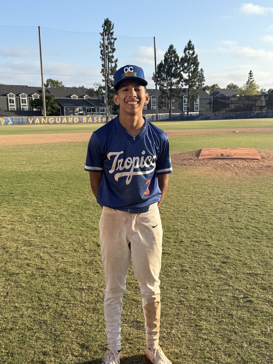 Five Tool California (@fivetoolca) on Twitter photo F: <a href="/_OC_Tropics/">Orange County Tropics</a> 28 9, NC Valley Baseball 15U 2
PoG: <a href="/MilesRenteria42/">Miles Renteria</a> 1-4, 2B, 2 RBI, R F: <a href="/_OC_Tropics/">Orange County Tropics</a> 28 9, NC Valley Baseball 15U 2
PoG: <a href="/MilesRenteria42/">Miles Renteria</a> 1-4, 2B, 2 RBI, R
