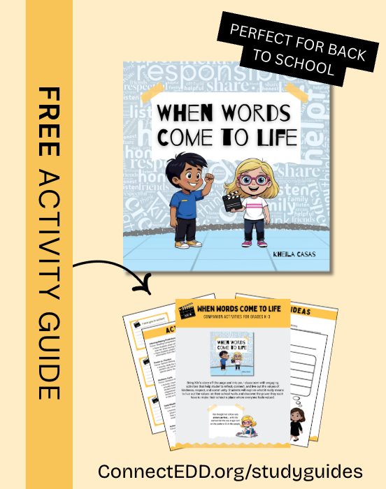 Looking for the perfect back-to-school read-aloud book and a FREE ACTIVITY GUIDE to use with your students in K-3? Consider our latest release - When Words Come to Life, written and illustrated by my wife, <a href="/kheilacasas/">Kheila Casas</a> . You can find a short description below. 

Kiki thought her