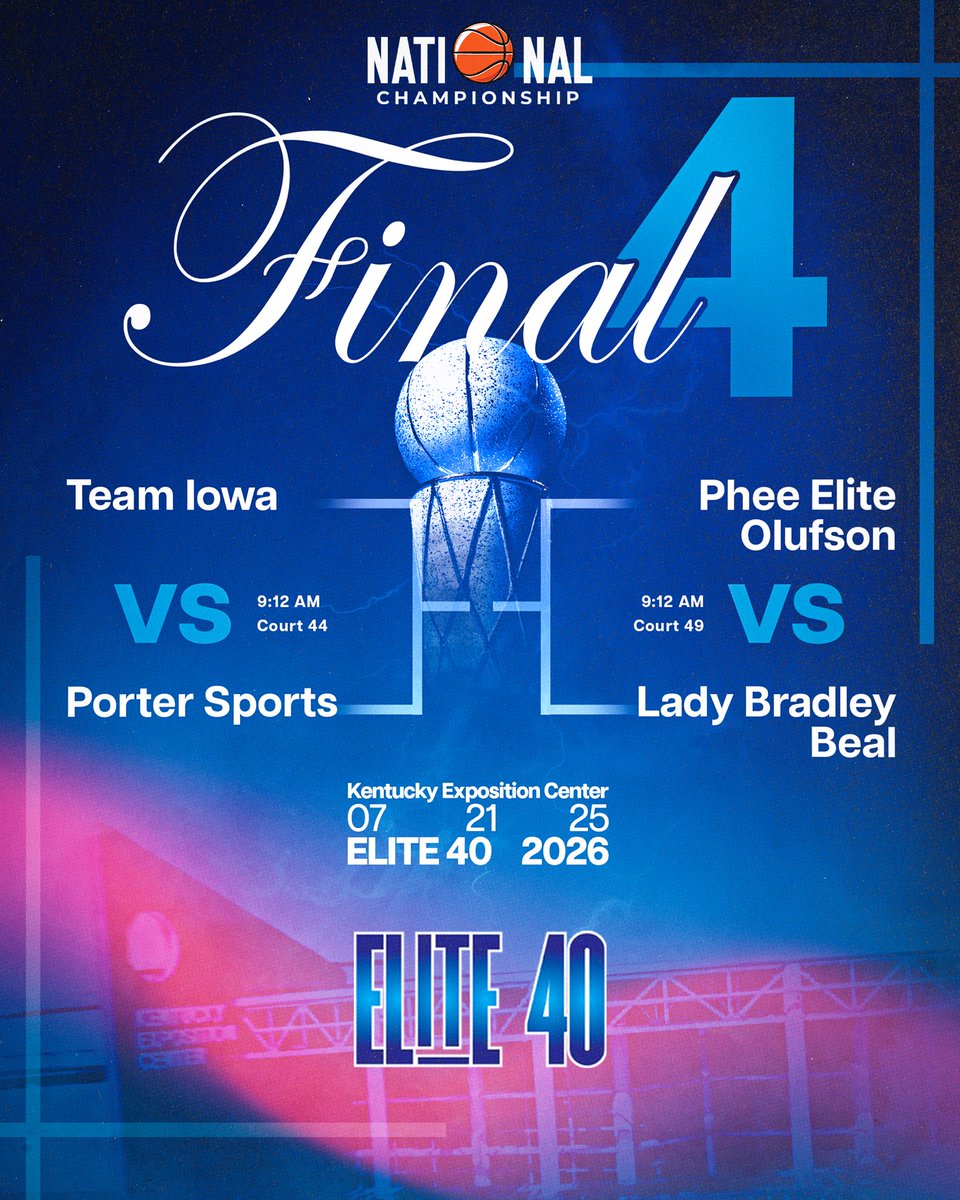 Elite40League's tweet image. 🔥 The 2026 E40 Final 4 is SET!

#E40