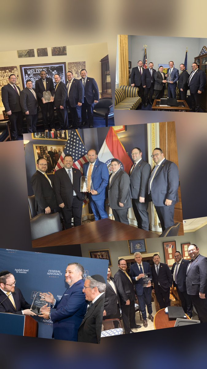 ADMotzen's tweet image. 2 words rarely heard in DC: Thank you.
Together with my colleagues and some members of @AgudahNews executive board we thanked some of the elected officials who helped ensure that school choice was included in the Big Beautiful Bill (we still have a few more on our list).
