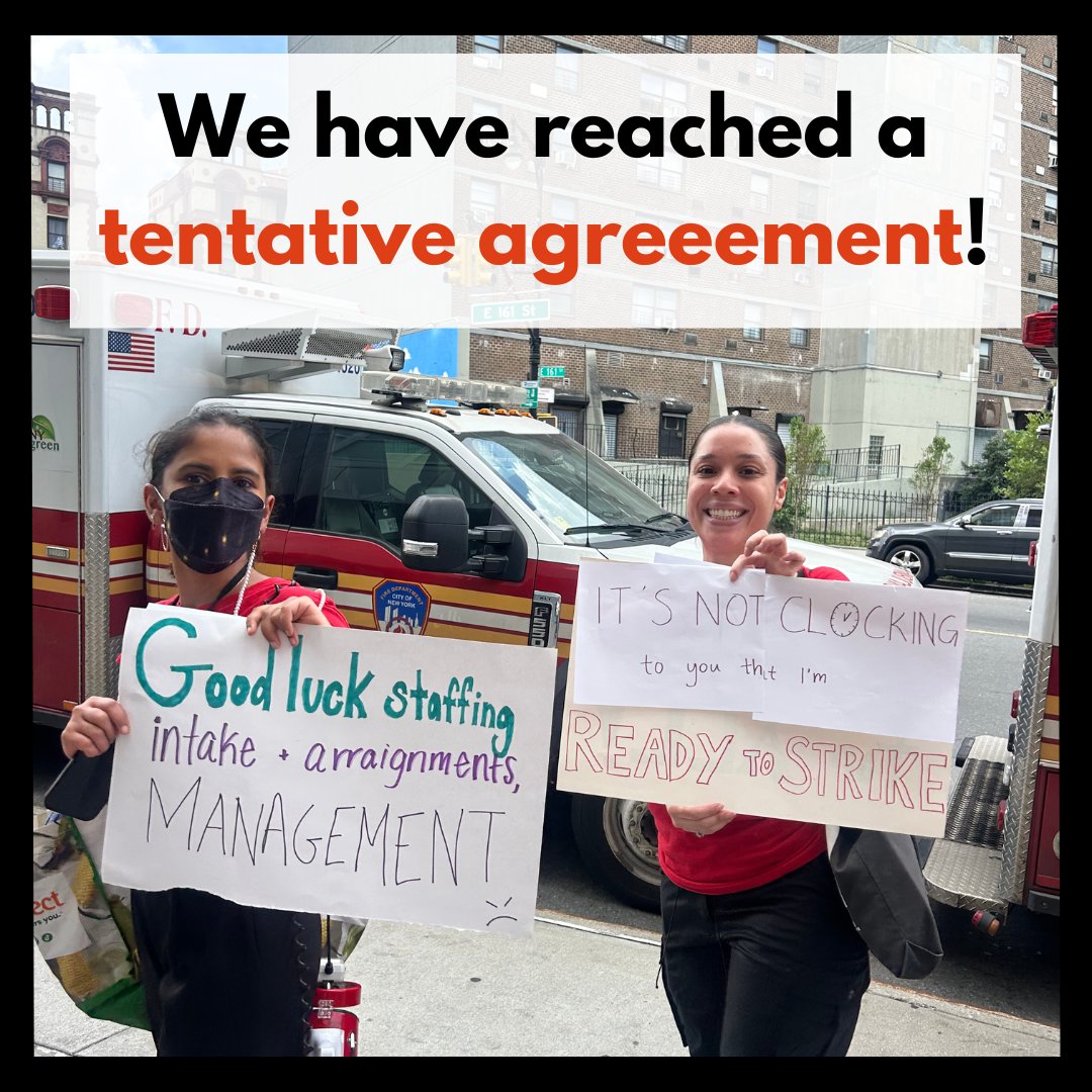 BxDUnion's tweet image. Today, after the first strike of a criminal defense provider in New York City since 1994, BxD Union’s Collective Bargaining Committee reached a tentative agreement with Management. (1/3)