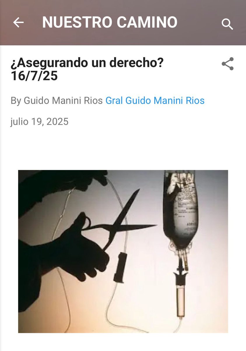 GuidoManiniRios's tweet image. Por más que lo vistan de sensibilidad por los que sufren, la principal razón es económica...
guidomanini.blogspot.com/2025/07/asegur…