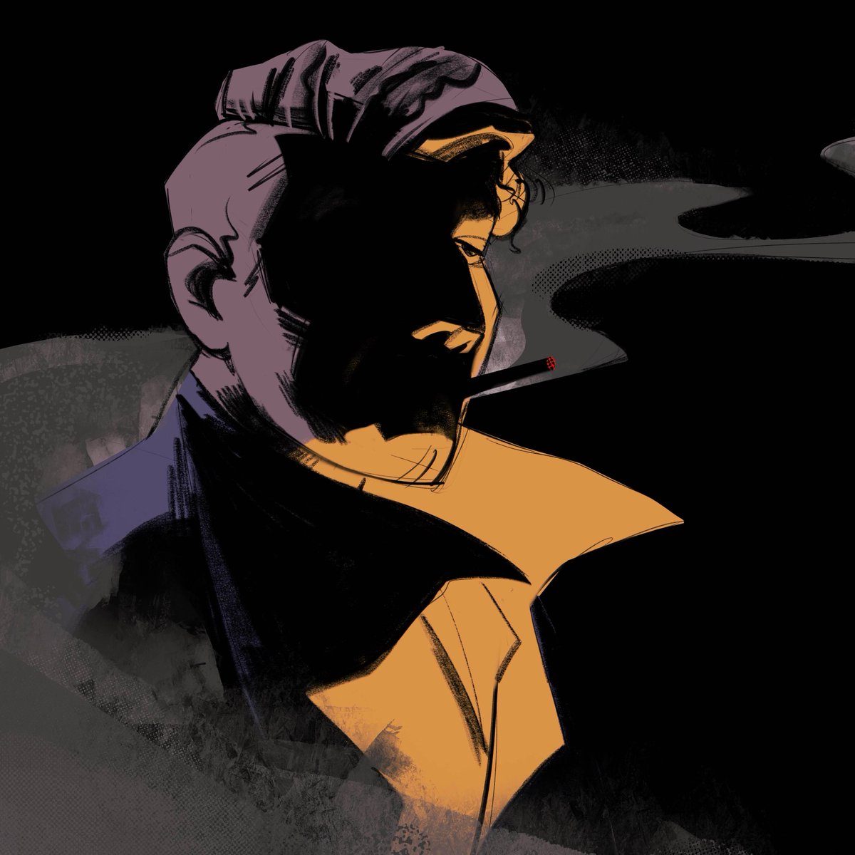 _eggs_bene's tweet image. attack for @CasualVillain1 , it was worth the friendly fire points cause hes such a cool character
it ended up becoming a study of gigi cavenago's art lol
#artfight