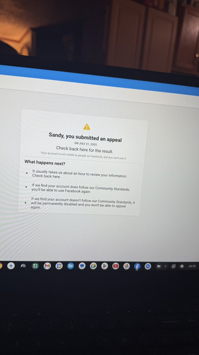 michael_brock28's tweet photo. Facebook at its finest. This mutt mind brand new account made yesterday. Because she could not log in to her orgional account #metasucks https://t.co/fwz1RVNyTg