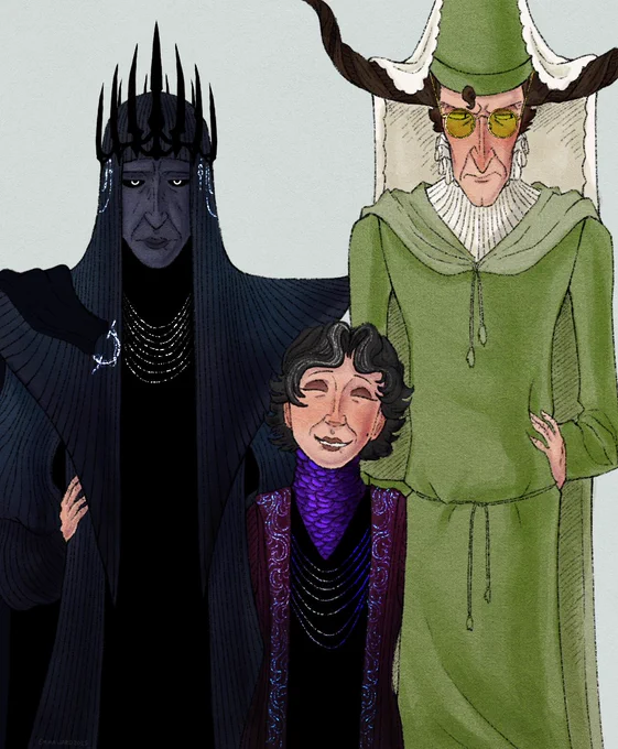 When your brother and husband are giant snakes.