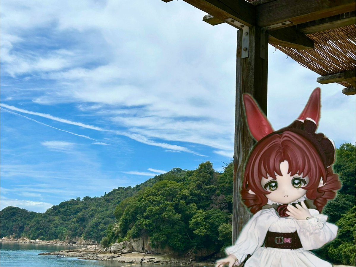 popnegitoro's tweet image. 家族で海🥳!
ララとルルも一緒に!…は連れて行けなかったので(潮風とか良くないかなと思って)家で撮った写真を切り取って付け足しました🥹笑笑