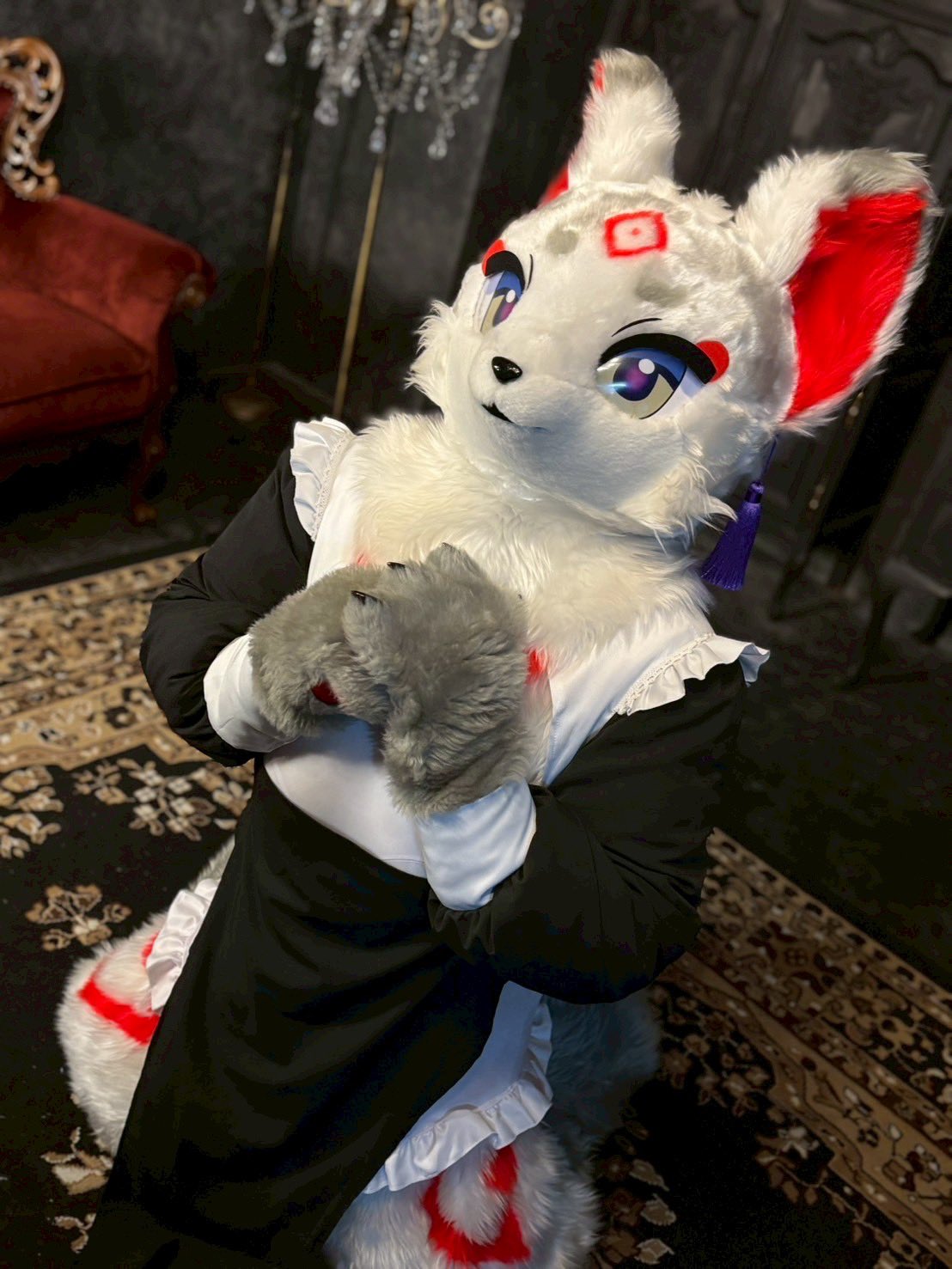 fursuitパーツ　レッグパッド　調節可能　ケモノコスチューム fursuitパーツ レッグパッド 調節可能 - メルカリ