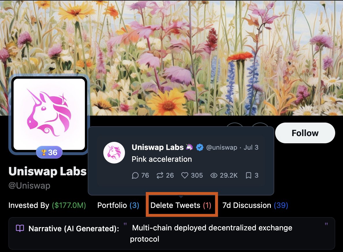 xhunt_ai's tweet photo. XHunt v0.0.21 is live!  

We're excited to bring you a new version of XHunt with enhanced features to power your investment research:  

· No more self-reviews – Keep discussions objective and trustworthy.
· View deleted tweets – What others miss, XHunt reveals.
· Detailed profile change logs – Track exact changes in X profiles.

In crypto, information is alpha. Stay informed, stay ahead, Only in XHunt.