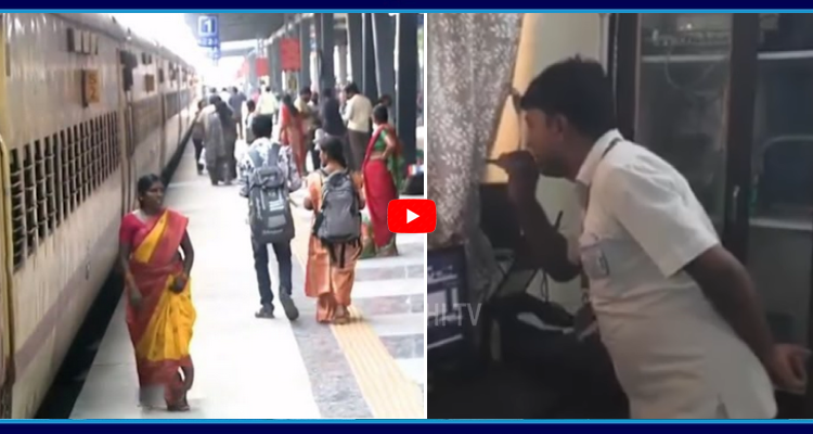 SakshiNews's tweet image. టికెట్ తీసుకోండిరా బాబూ..! స్టేషన్ మాస్టర్ వైరల్ వీడియో
#IndianRailways #StationMaster #Passengers #ViralVideo #SakshiNews 

sakshi.com/video/news-vid…