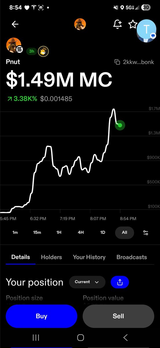 PnutSquirrelCTO's tweet photo. $pnut prettiest chart ive seen in months.. best way to show $BONK superiority is to pass the MC of the pump version

🔗 Join the channel: https://t.co/AdAlRzeGdy
📜CA: 2kkwPP6Y5v4aSteLo2R6uqmx3aQ6Veb1xDcRXHsNbonk https://t.co/n0nyOiivxo