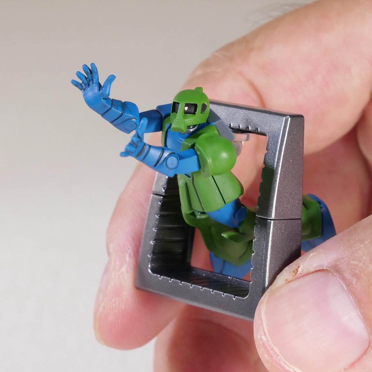 チョコサプ ザクI完成‼️ 何のシーンかわからんまま組んでましたが