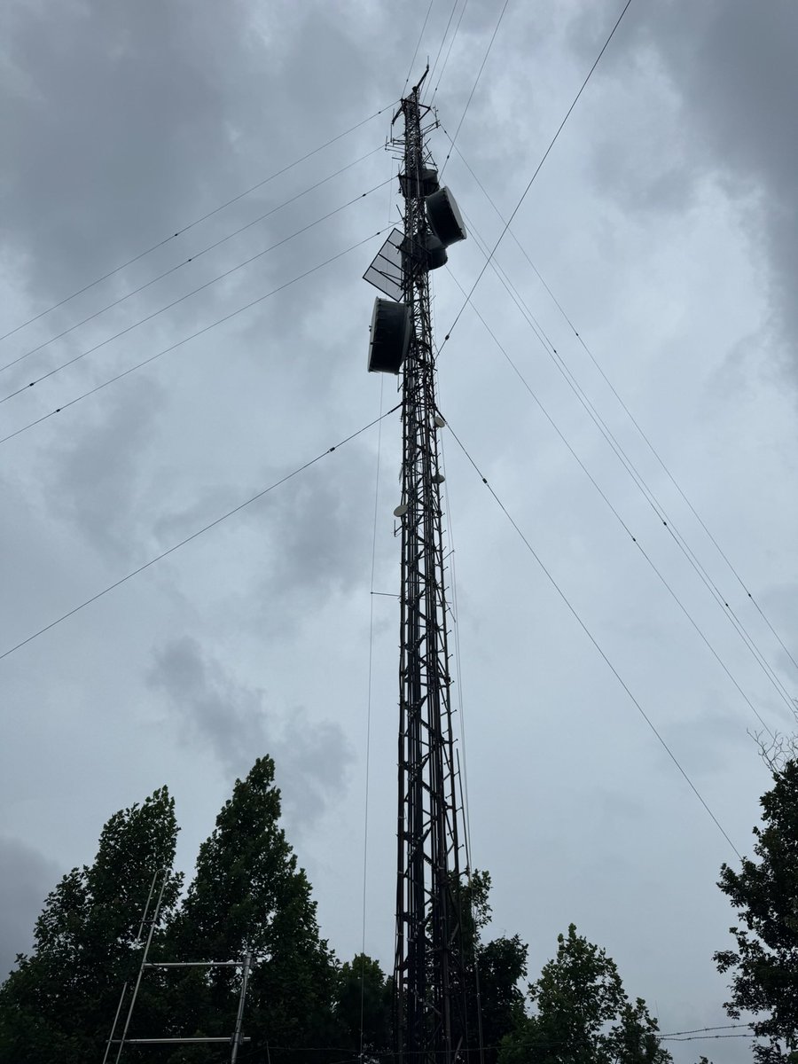 ann_gibeaut's tweet image. Took the truck up a mountain and checked out some radio towers. No snakes (very rare), we came prepared though.