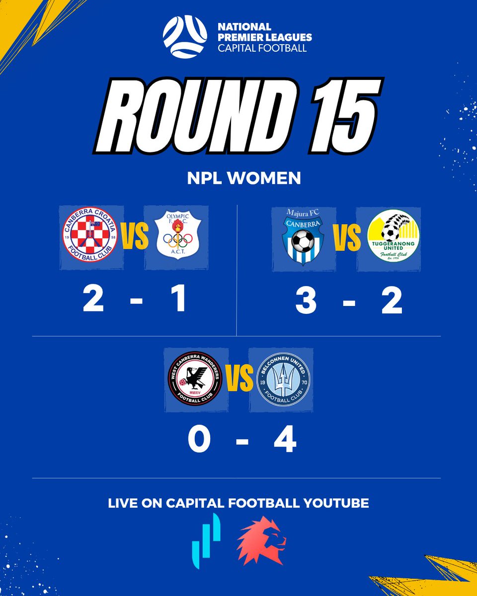 RESULTS 

Scores from the NPL Women's!

#GameOn #NPL25