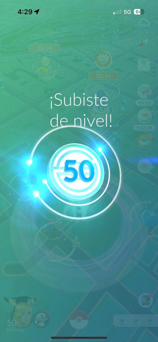 n377ys's tweet photo. Finalmente he alcanzado el nivel 50 #pokemongo #nivel50 https://t.co/YUkLKSpfLw