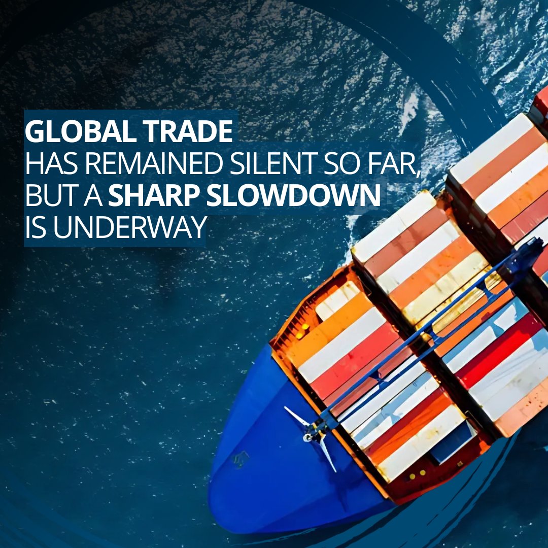 WorldBank's tweet image. As global trade slows, developing economies face rising tariffs, uncertainty, and weaker demand.
In their new blog, Ayhan Kose, @AlenMulabdic, and @CMWheeler share five steps to keep trade driving growth. wrld.bg/F1wG50WruVw