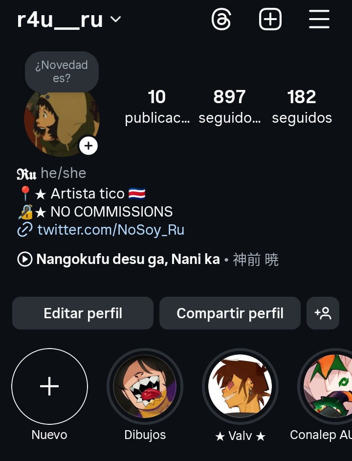 NoSoy_Ru's tweet image. Voy a ver si puedo estar más activo en Instagram, ahí seguramente suba dibujos q jamás subiré aquí :P
Instagram.com/r4u___ru